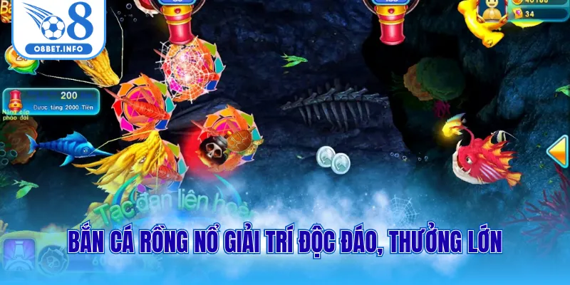 Bắn Cá Rồng Nổ - Khám Phá Đại Dương Săn Thưởng Cực Khủng 1 Bắn cá Rồng Nổ giải trí độc đáo, thưởng lớn