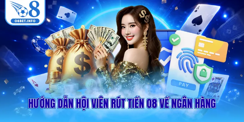 Rút Tiền O8 An Toàn Mọi Lúc, Giao Dịch Diễn Ra Trong Vài Phút 2 Hướng dẫn hội viên rút tiền O8 về ngân hàng